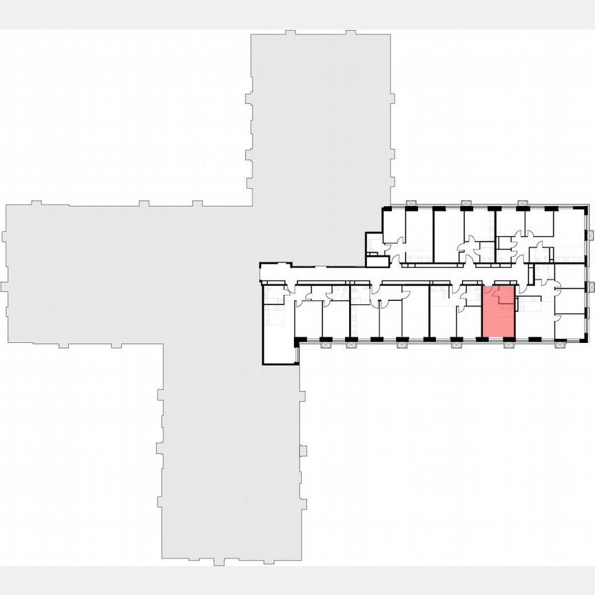 Апартаменты-студия, 22,9 м², 25/30 эт.