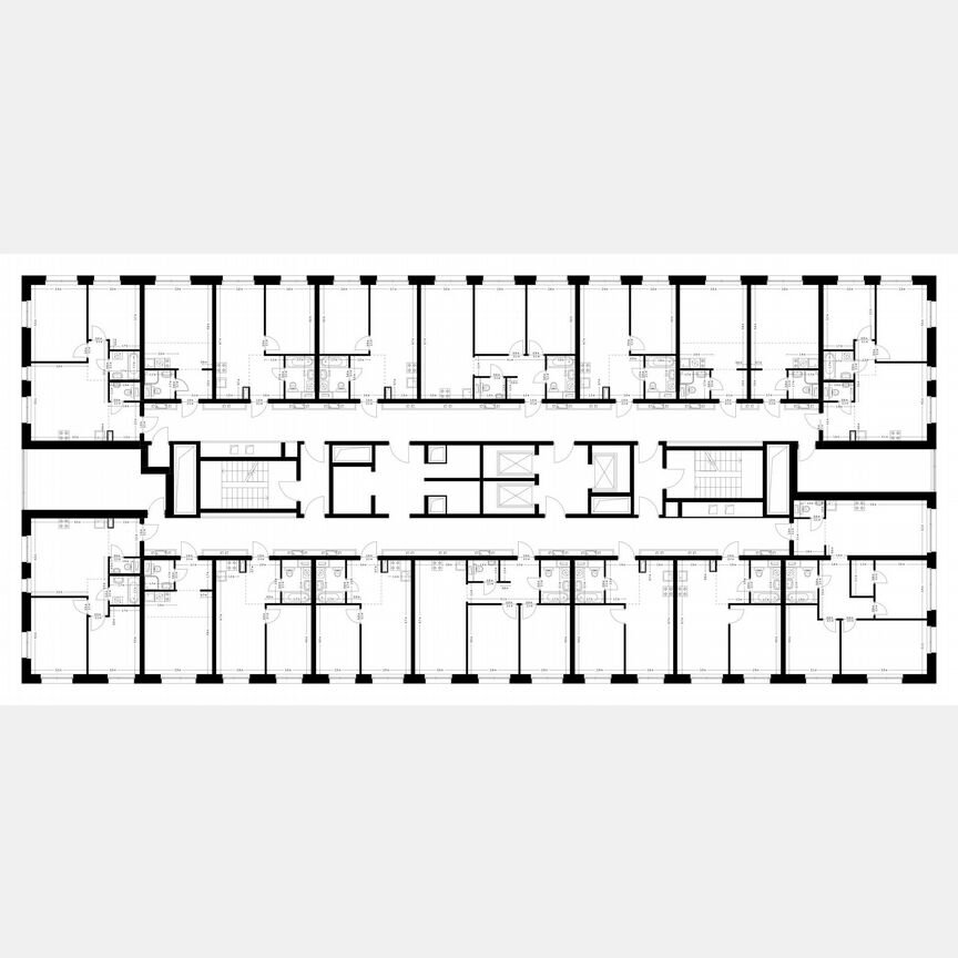 2-к. квартира, 54,9 м², 39/45 эт.