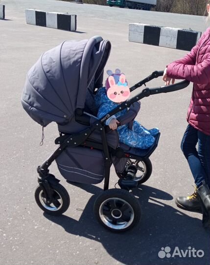 Детская коляска 2 в 1 бу