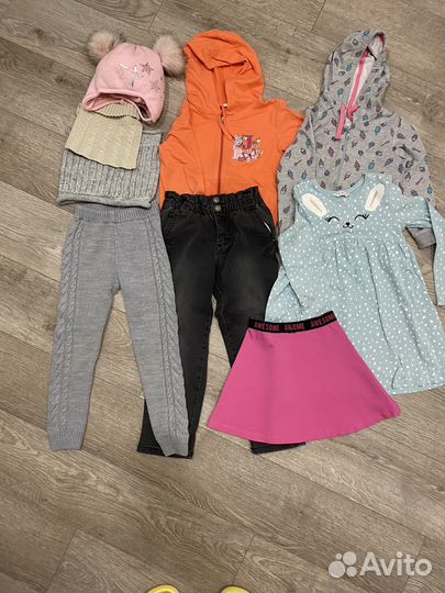 Вещи пакетом на девочку 110/122