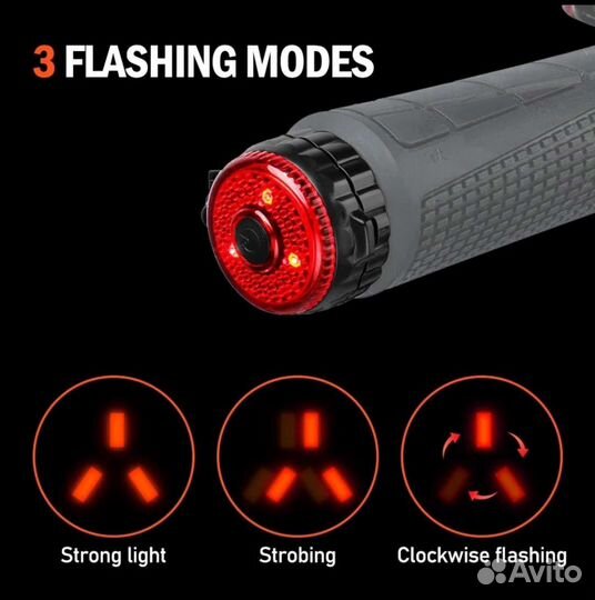 Зеркало для велосипеда с поворотниками