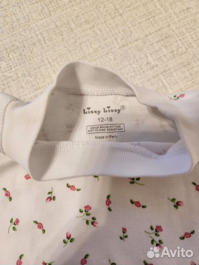 Kissy kissy новая пижама 62 68