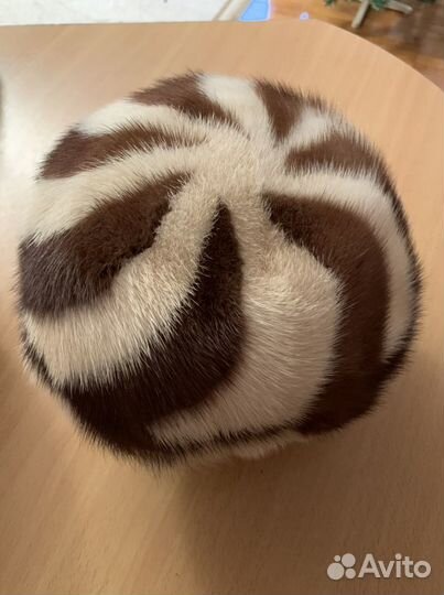 Женский норковый берет