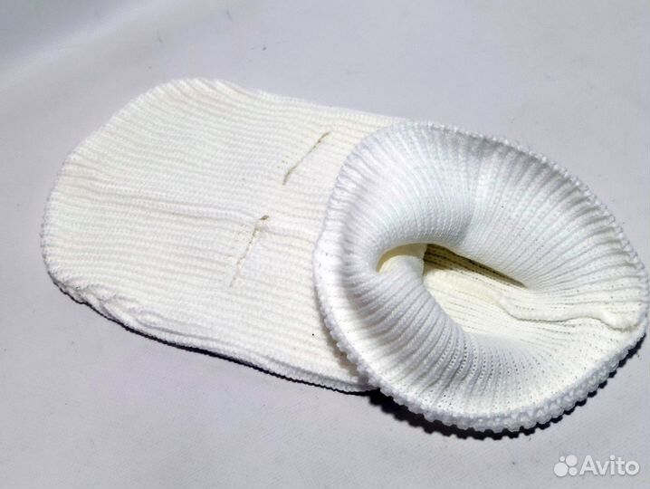 Маска балаклава на голову белая