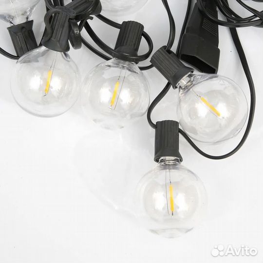 Гирлянда уличная с лампочками