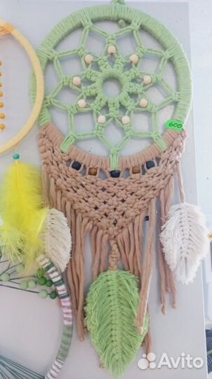 Ловец снов макраме панно