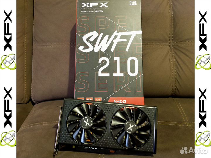 Видеокарта RX 6600 XFX (радеон, AMD)