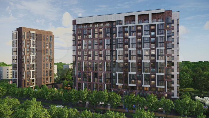 3-к. квартира, 83,4 м², 4/15 эт.