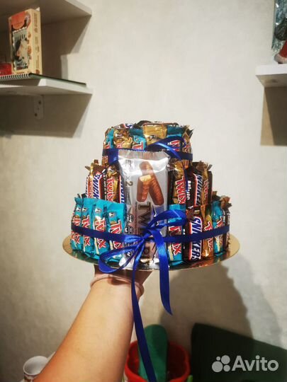 Конфетный торт