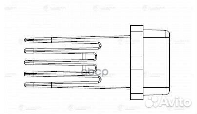 Резистор мотора печки Nissan Qashqai (06) /X-Tr