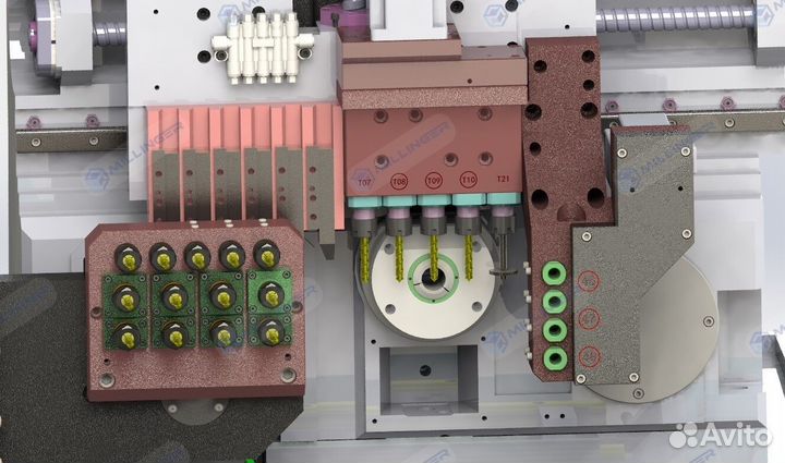 Прутковый автомат продольного точения jsway A466D