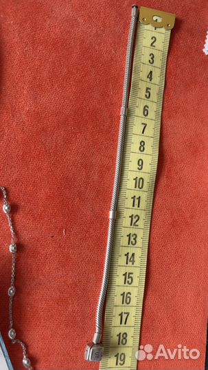 Браслет для шармов серебряный