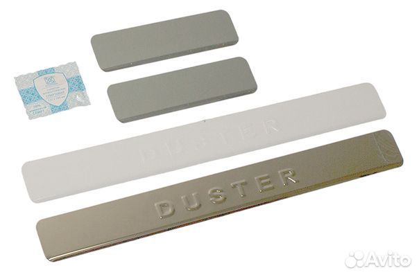 Накладки порогов Renault Duster из 4шт