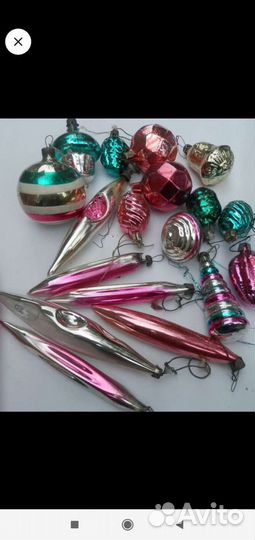 Ёлочные игрушки СССР