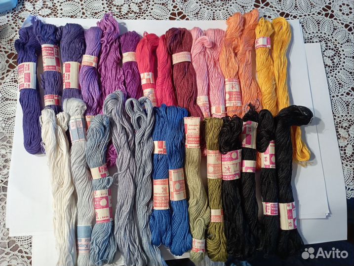 Нитки мулине СССР забронировали до 10сенября