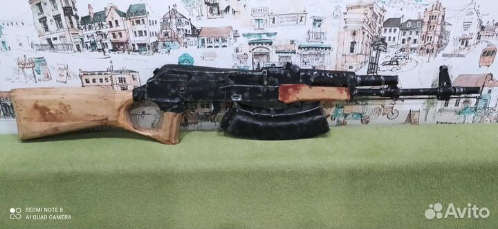 Макет автомата из дерева из Metro Exodus