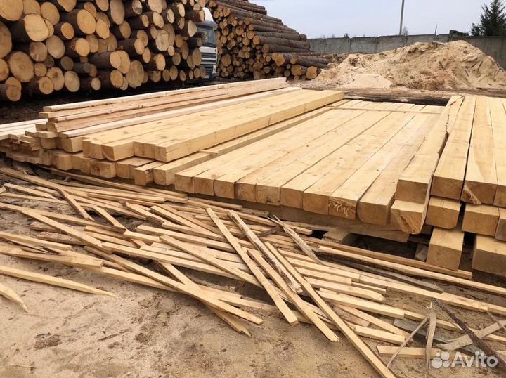 Доска обрезная 200х50x6м ГОСТ 1 сорт