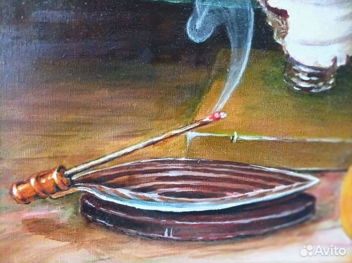 Картина маслом на холсте мысли