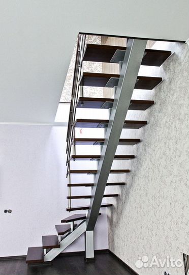 Каркас из метала Лестницы под Обшивку на Дачу