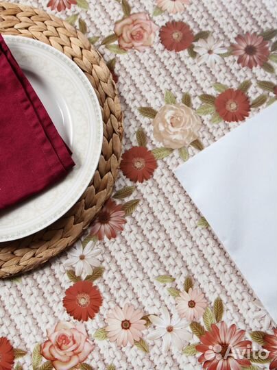 Скатерть клеенка на стол 110х140 Dekorama Турция