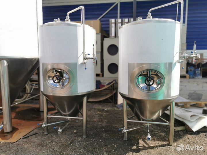 Цилиндро-конический танк (Ферментер) цкт 7000 л