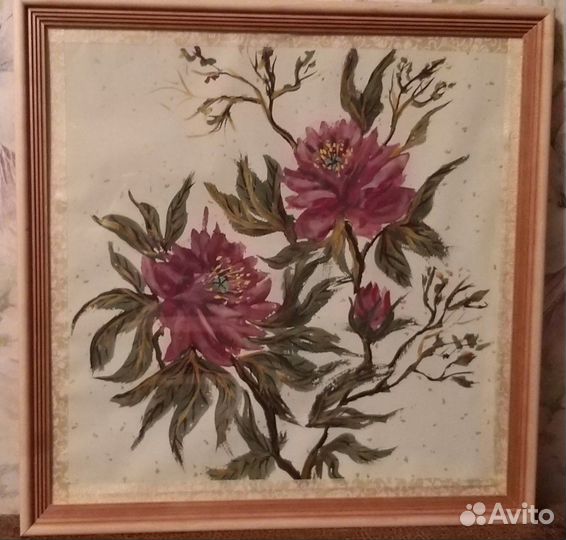 Картина набор 4шт. Четыре пиона