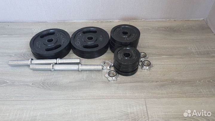 2 гантели разборные