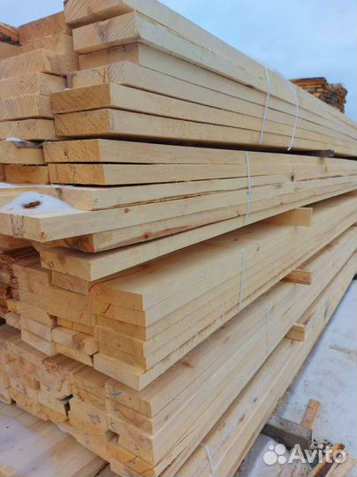 Строганая доска 35х90мм строганная, сухая, листвен