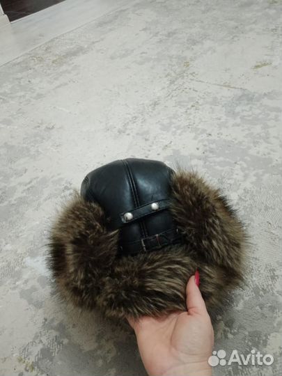 Шапка ушанка мужская