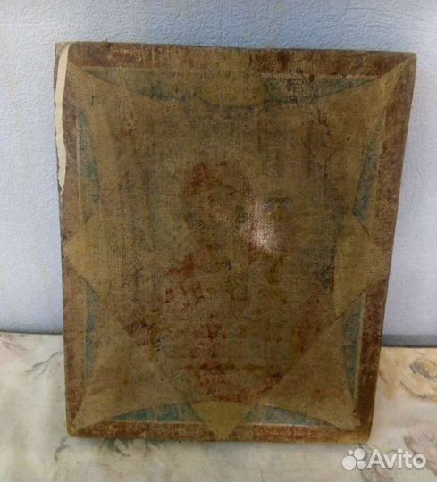 Старинная икона неопалимая Кипина