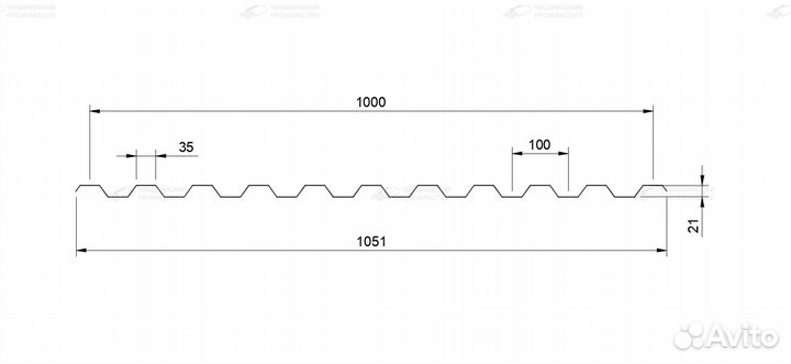 Профнастил С-21