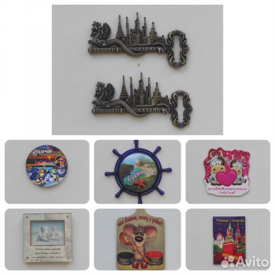 Магниты на холодильник сувенирные