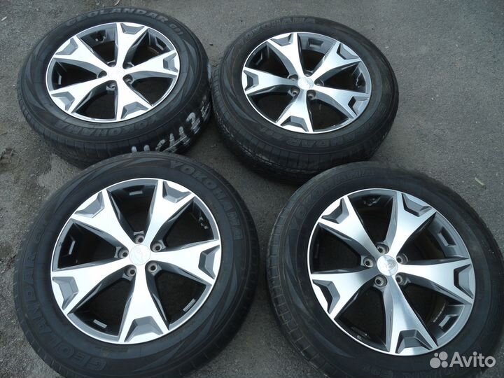 Субару Форестер оригинал диски R17 5*100 7j 48