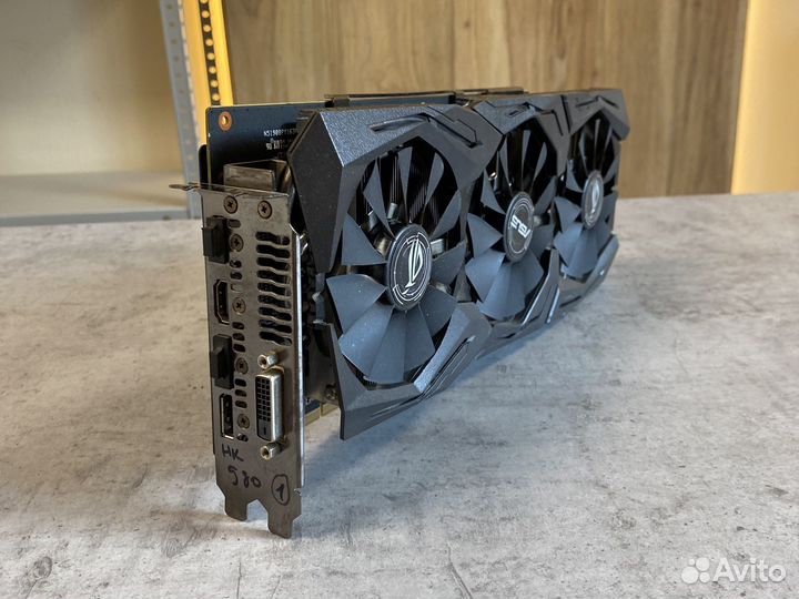 Видеокарта RX 580 8gb Asus strix