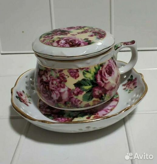 Заварочная кружка фарфор