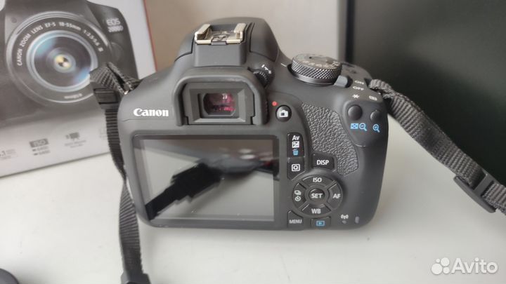 Canon 2000D kit в коробке, как новый