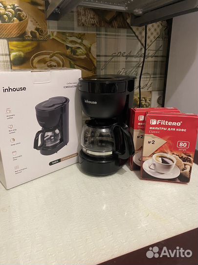 Кофеварка капельная inhouse