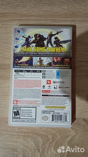 Borderlands 3 nintendo switch