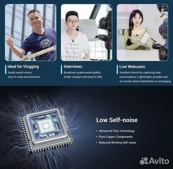 Микрофон петличный SmallRig Simorr L3 для iPhone