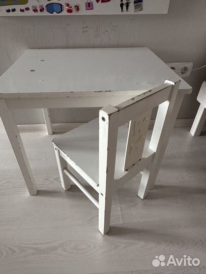 Детский стол и стул IKEA Икеа