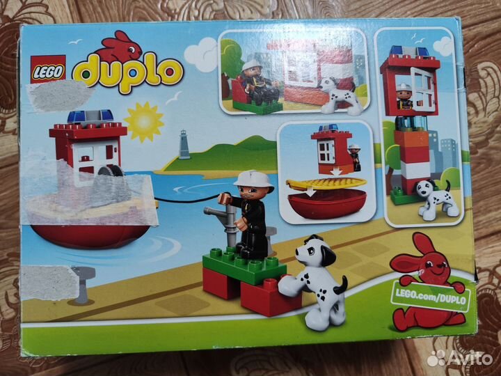 Lego duplo пожарный катер