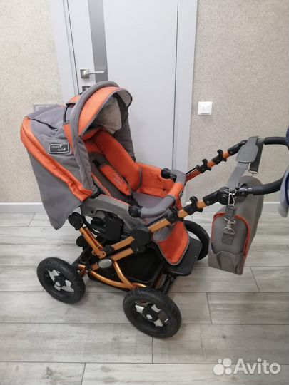 Прогулочная коляска зимняя/летняя бу
