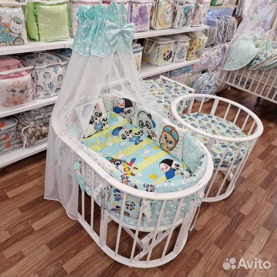 Кпб борт балдахин одеяло подушечка