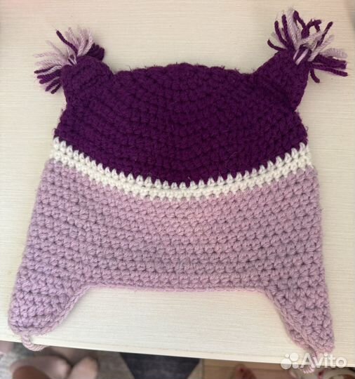 Шапка шерстяная Сова