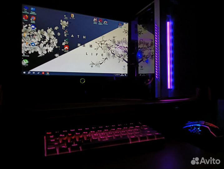 Игровой компьютер с полным комплектом