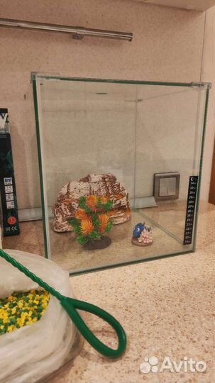 Готовый Аквариум 20литров, есть ещё корм