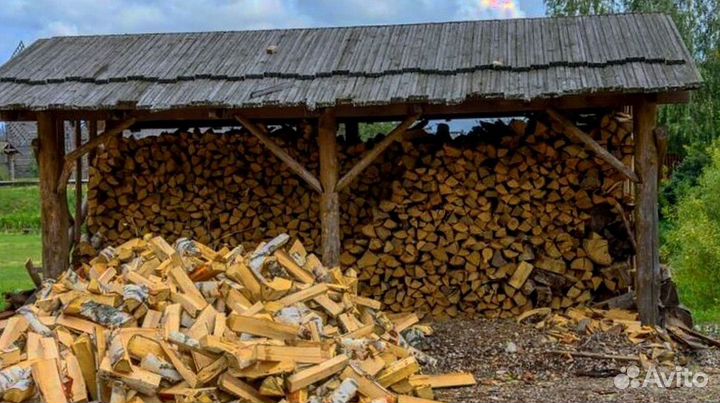 Дрова крупнонаколотые