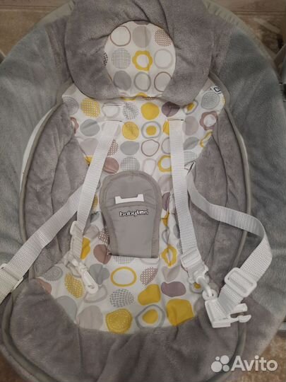 Детские электронные качели шезлонг