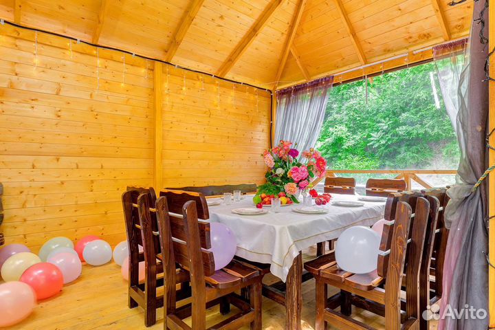 Беседка с бассейном в аренду