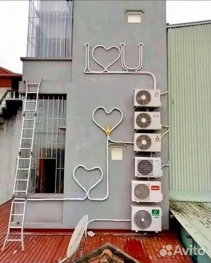 Трассы для кондиционеров. Кондиционеры